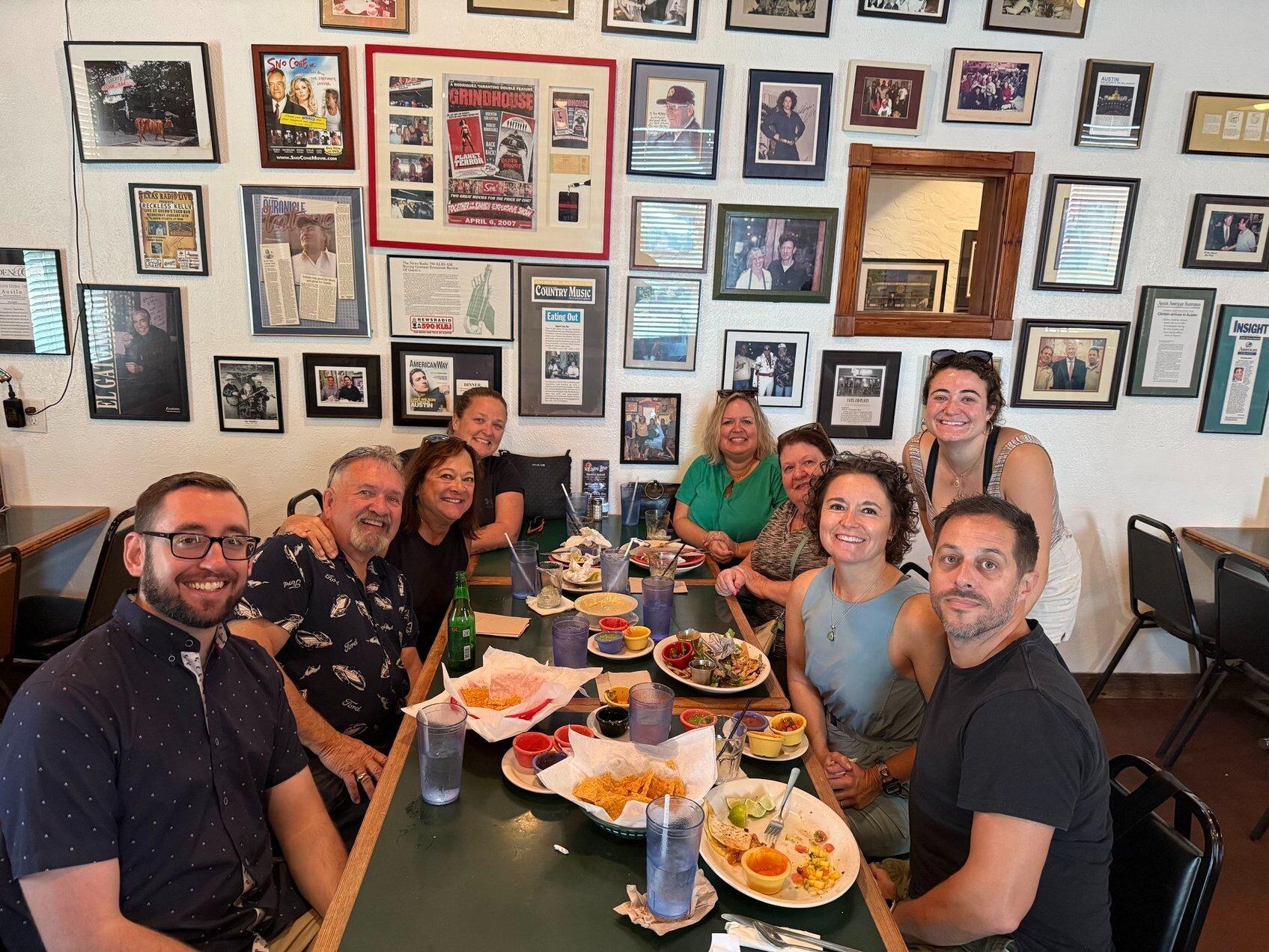 Celebrating Jen's birthday in Austin, Texas with family!