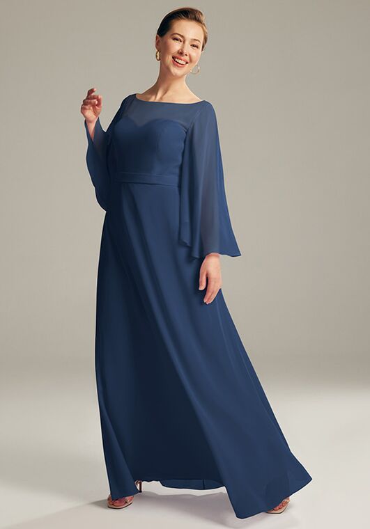 AW Bridal AW Verity Dress Blue Mother Of The Bride Dress - 4