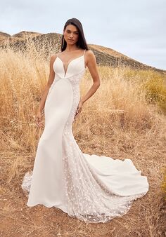 Beloved by Casablanca Bridal BL438 Fit-and-Flare Wedding Dress