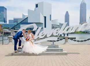 Claire and Erin live their lives with plenty of color—and their wedding was no exception. “The whole thing felt like a break from tradition,” Erin say