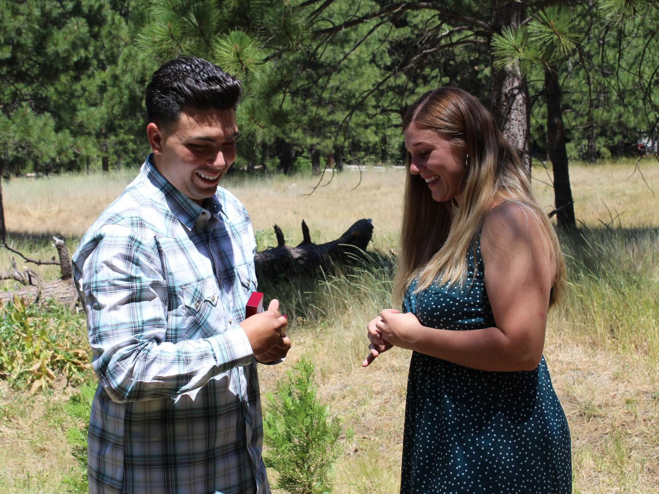 Picture of Four and a half years later, We are engaged!!!!!!