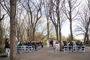 Wedding Ceremony in Fort Tryon Park in New York City
