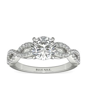Blue Nile Round Cut Engagement Ring