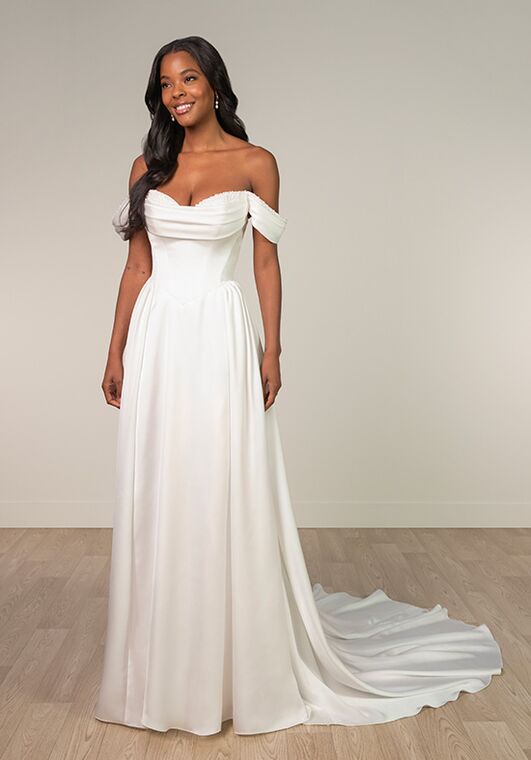 Stella York SY8236 A-Line Wedding Dress - 4