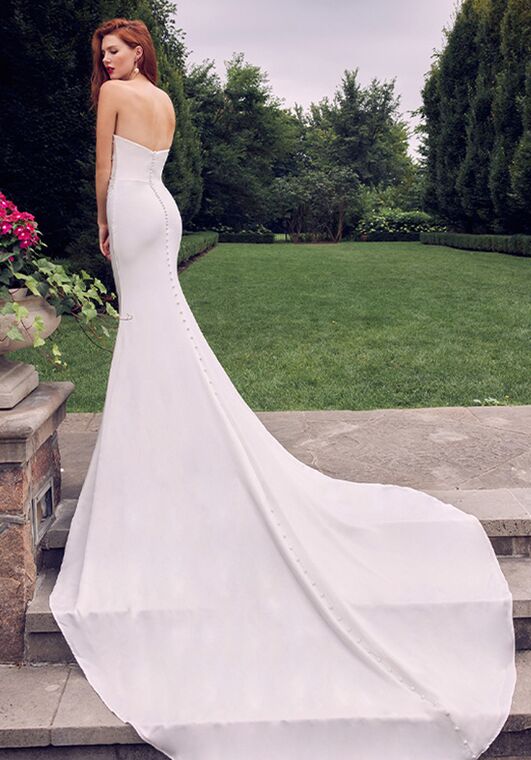 L'amour by Calla Blanche LA22105 Lucy Sheath Wedding Dress - 2