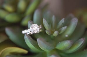 Engagement Ring With Six Side Stones