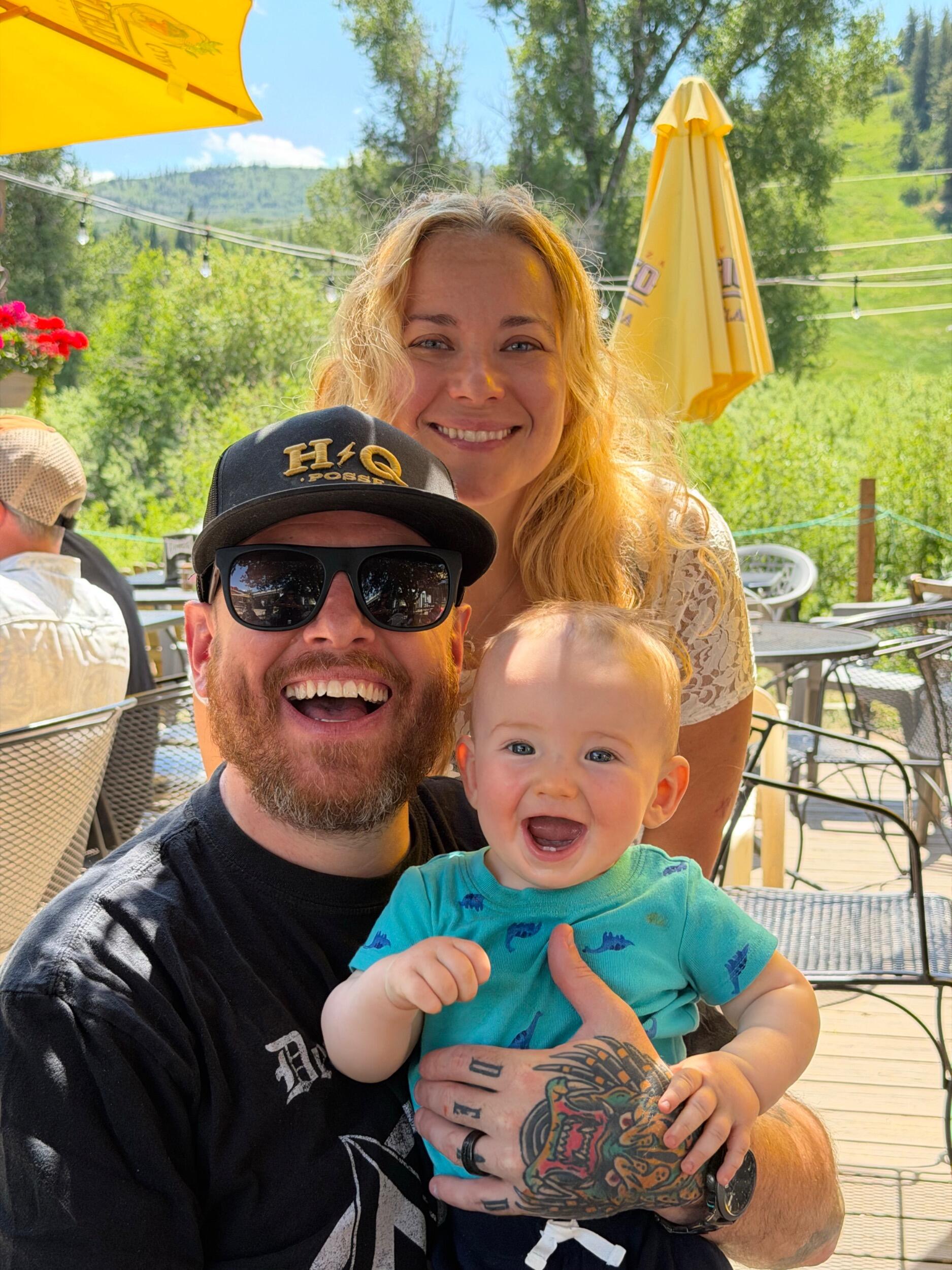 We had a micro wedding celebration in Steamboat Springs, CO and baby Anthony got to meet all of Sam's dear friends in Colorado!