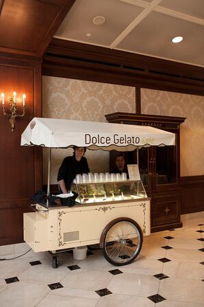 Wedding Reception Gelato Cart