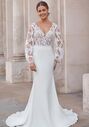 Adore by Justin Alexander Riley Fit-and-Flare Wedding Dress - thumbnail - 1