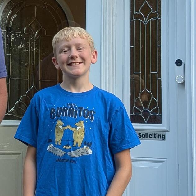 Picture of Alex Northcutt Bohmert (Cory's nephew)