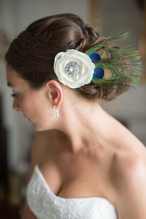 Peacock Hair Piece