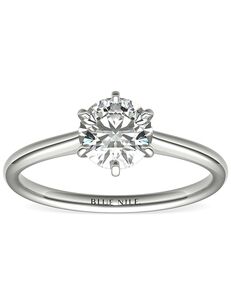 Blue Nile Round Cut Engagement Ring