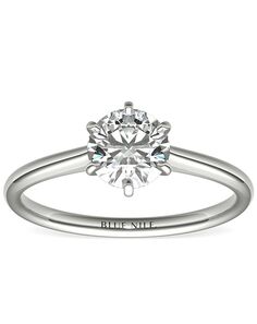 Blue Nile Round Cut Engagement Ring