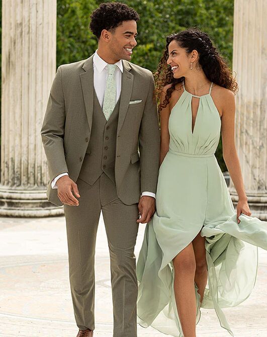 BLACKTIE METRO Sage Wedding Suit Green Tuxedo - 2