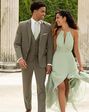 BLACKTIE METRO Sage Wedding Suit Green Tuxedo - thumbnail - 2