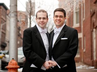 Sam Aronson (29, university dean) and George Cooper (29, computer programmer) met at Union Station in Washington, D.C. in the fall of 2006. They dated