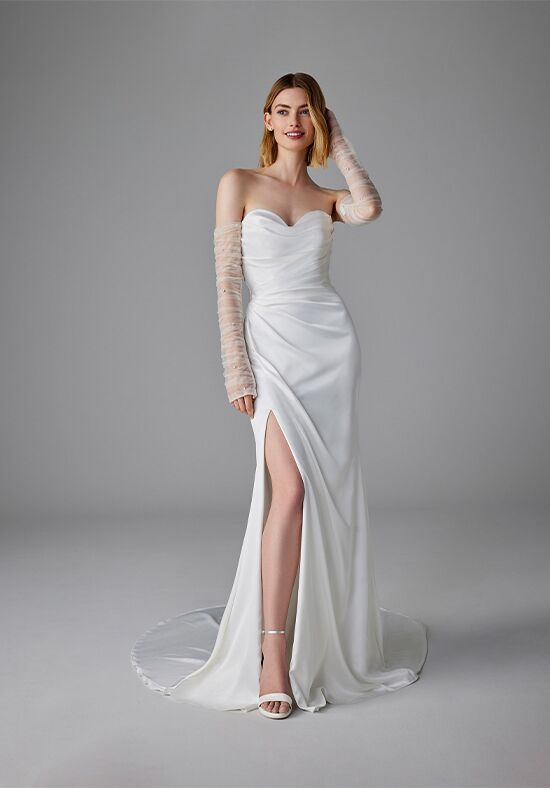 PRONOVIAS ROMENTINA Mermaid and Trumpet Wedding Dress - 1
