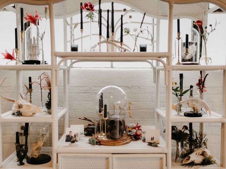 Fall wedding ideas halloween inspired decor