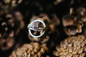 Engagement Ring and Wedding Bands