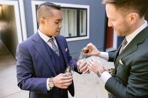 Couple Drinking Bourbon From Burying the Bourbon Tradition