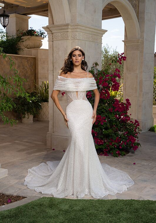 KITTYCHEN JEWEL, H2534 Fit-and-Flare Wedding Dress - 3