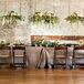Suspended Wooden Swing Wedding Reception Decoration