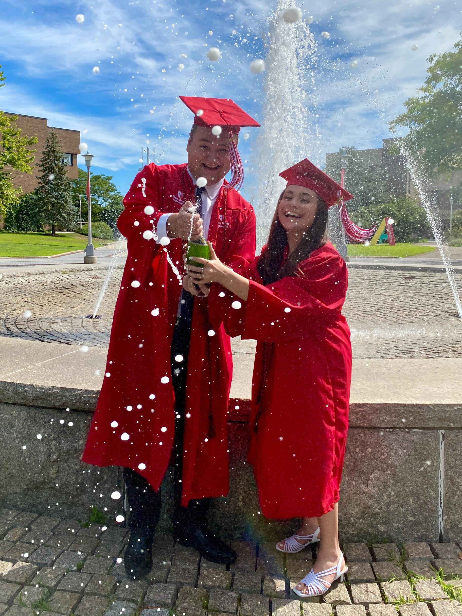 College Graduation:
We celebrated an incredible milestone together, graduating a year early with double majors. Through all the late nights, exams, and memories, we leaned on each other and made it to the finish line side by side.