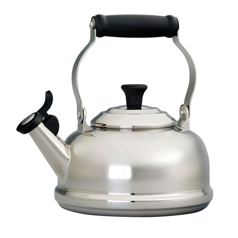 Le Creuset stainless steel whistling kettle 16th anniversary modern gift