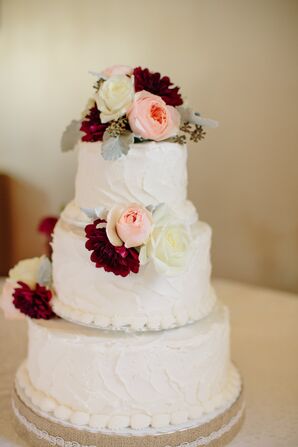Three-Tiered Buttercream Cake