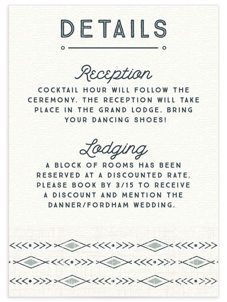 Exactly What to Include In a Wedding Invitation