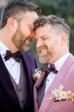 Couple in Purple Bow-Ties at the Everhart Museum in Scranton, Pennsylvania