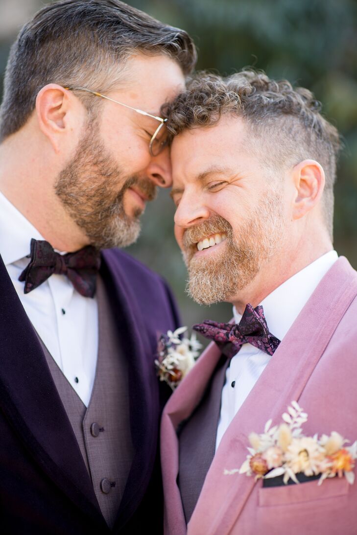 Couple in Purple Bow-Ties at the Everhart Museum in Scranton, Pennsylvania