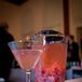 Signature cocktails included muddled fresh strawberries topped off with bubbling champagne.