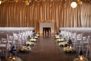 Elegant Gold Ceremony at 28 Event Space
