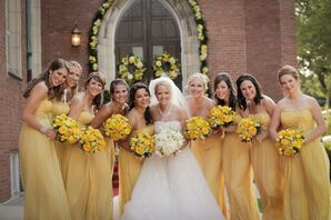 Yellow Bridesmaid Dresses