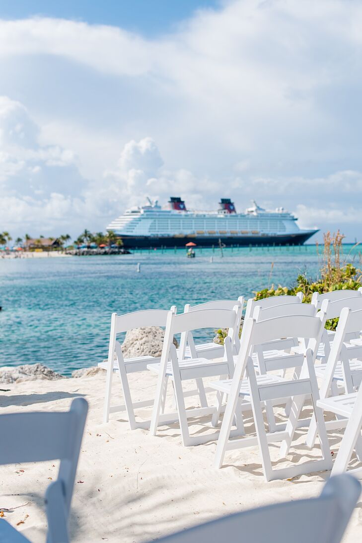 Casual Beach Wedding with Disney Cruise