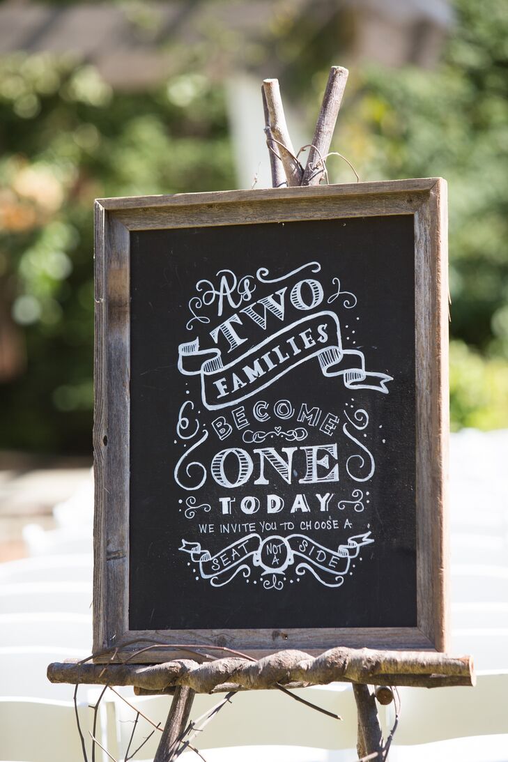 Rustic Vintage-Inspired Ceremony Sign