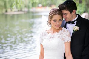 Custom Lace and Tulle Wedding Dress Overlay
