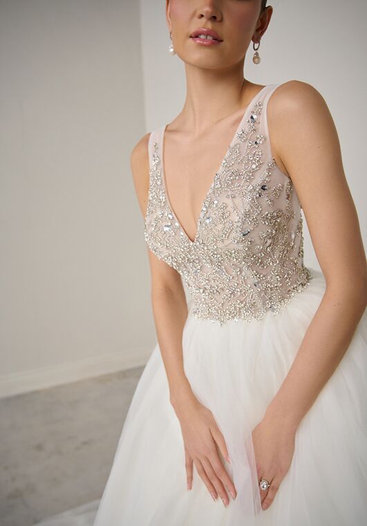Justin Alexander Signature Marquise Ball Gown Wedding Dress - 5