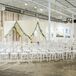 Mandap Draped with Ivory Fabric