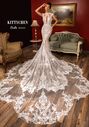 KITTY CHEN STELLA, H2215 Fit-and-Flare Wedding Dress - thumbnail - 1