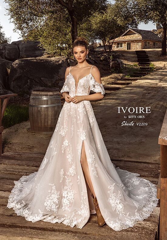 IVOIRE by KITTY CHEN SHEILA, V2209 A-Line Wedding Dress - 1