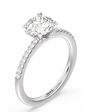 With Clarity Unique Princess, Cushion, Emerald, Heart, Radiant, Round, Oval Cut Engagement Ring - thumbnail - 2