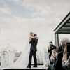 A Modern Lucite-Filled Rooftop Wedding in Columbus, Ohio, With an All-White Palette