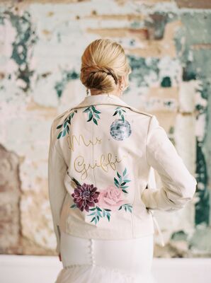 Custom Leather Jacket for Wedding  at 701 Whaley in Columbia, South Carolina