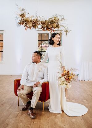 Couple Portraits at Modern and Minimal Wedding in San Diego, California