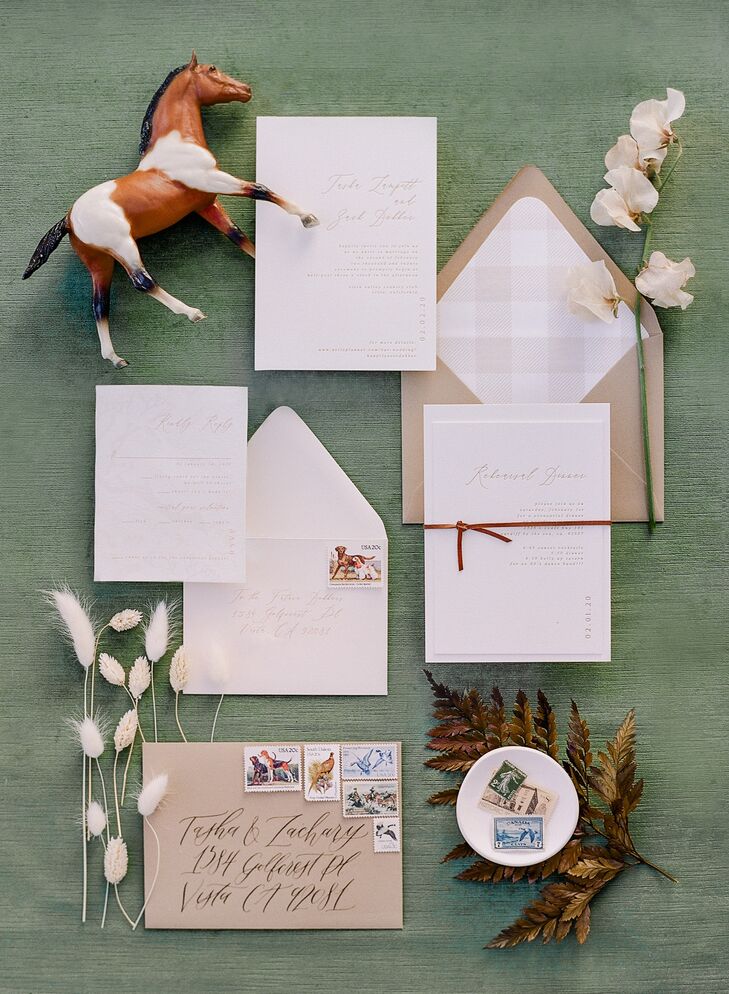 Rustic Invitation Suite for Wedding at Vista Valley Country Club in California
