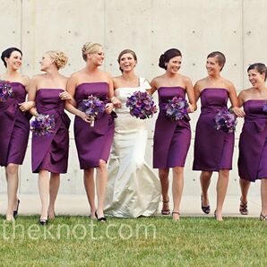 Purple Bridesmaid Dresses