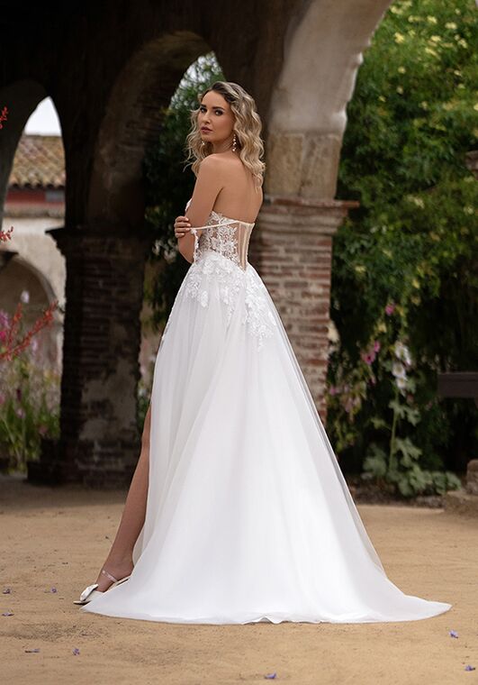 Moonlight Tango T167 A-Line Wedding Dress - 2
