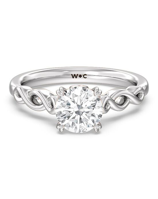 With Clarity Vintage Cushion, Round, Oval Cut Engagement Ring - 1